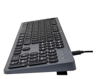HAMA Klawiatura przewodowa CK-400 czarno-szara - 1331335 - zdjęcie 3